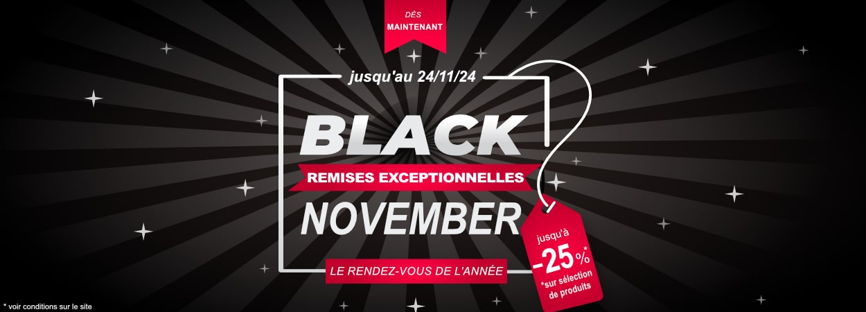 Black November jusqu'à -25 % sur Le Roi de la Fenêtre.fr du 15 au 24/11/24