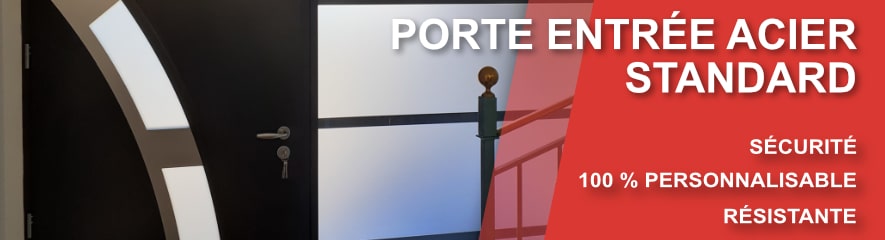 Porte Entrée Acier dimensions Standard