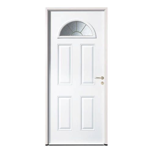 Porte d'entrée ACIER modèle YOKO dimensions standard L 100 cm x H 215 cm