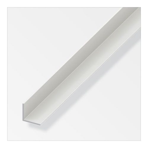 Cornière PVC Blanc 100 x 100 mm moulurée (longueur 2,5m)