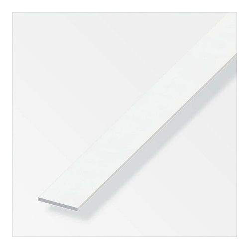 Plat PVC Blanc de 30 mm (longueur 1m)