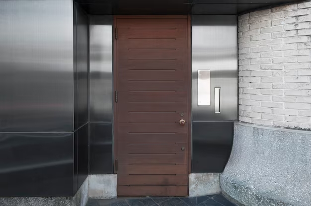 porte d'entrée pvc pleine​